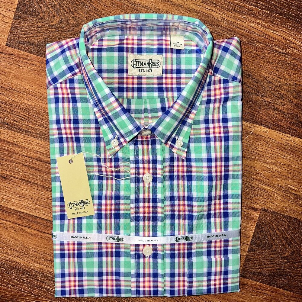 Gitman Bros Dress Shirt. Mens Size M. NWT